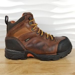 Danner Corvallis Mens 8 EE Brown‎ Leather Non-Metallic Toe 5" Work Boots 17602